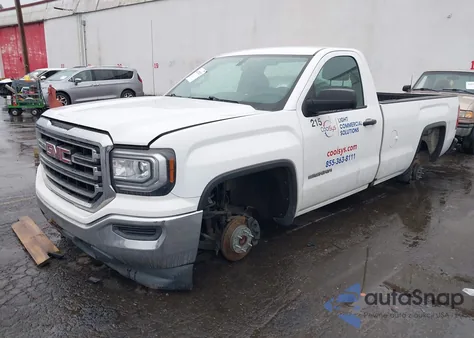 2016 GMC Sierra 1500 z USA, uszkodzony, nr VIN 1GTN1LECXGZ902197